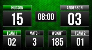 High-quality LED sports scoreboard with customizable team scores and game details for professional v.